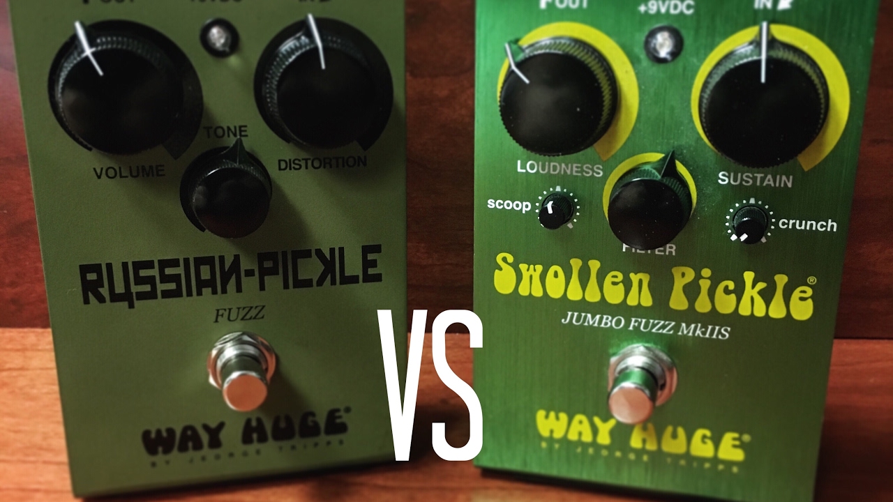 Way Huge Russian Pickle vs. Swollen Pickle Bass Demo
