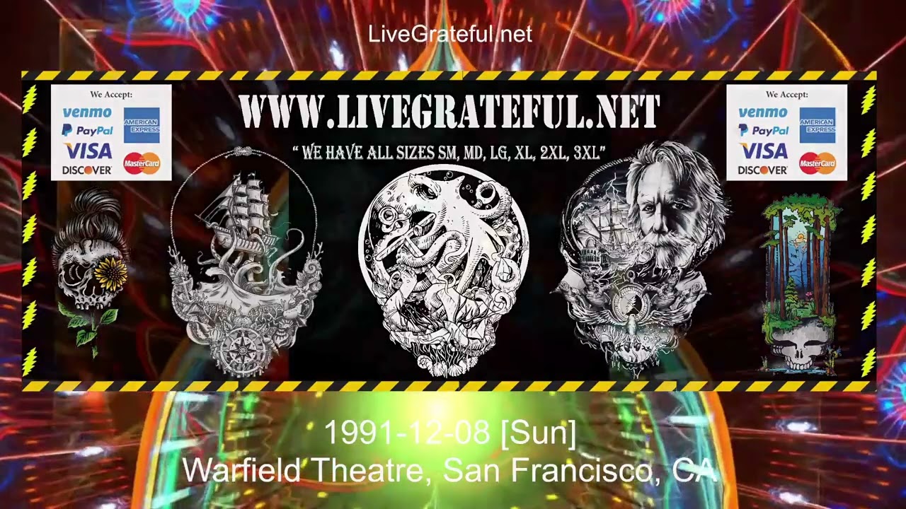 Jerry Garcia and David Grisman 1991-12-08 [Sun]Warfield Theatre, San Francisco, CA