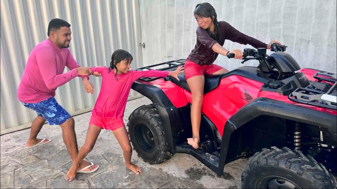 Essas meninas deram trabalho em dobro hoje…