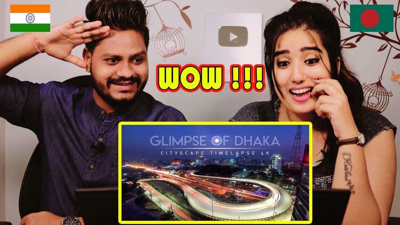 Indian Reaction On Glimpse of Dhaka ¦ Cityscape Timelapse 4K - Krishna Views