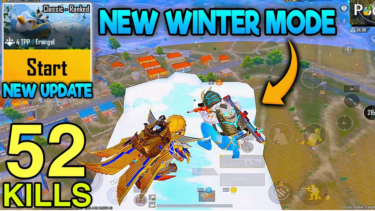 FINALLY!!🔥 NEW INSANE WINTER MODE IS HERE &ndash; FIRST FULL GAMEPLAY VIDEO💥 Pubg Mobile BGMI