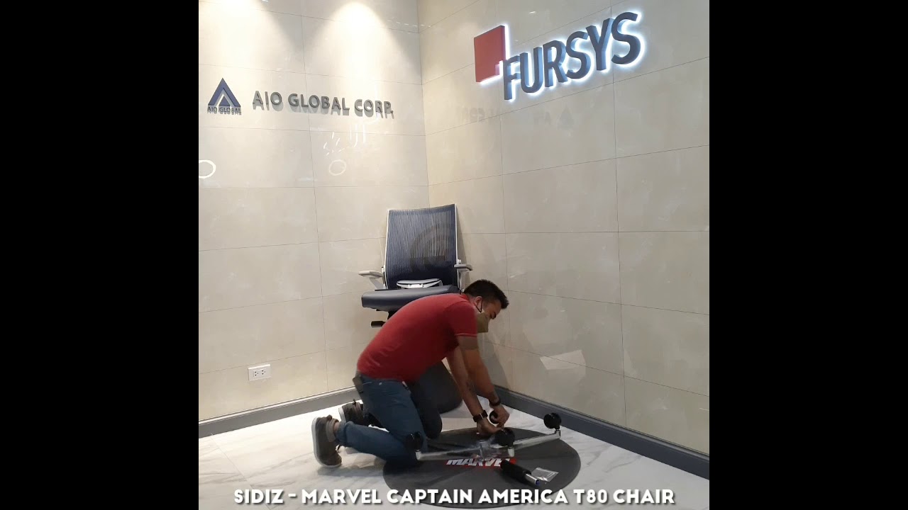 Official Unboxing of the Sidiz-Marvel CAPTAIN AMERICA T80 Ultimate Chair
