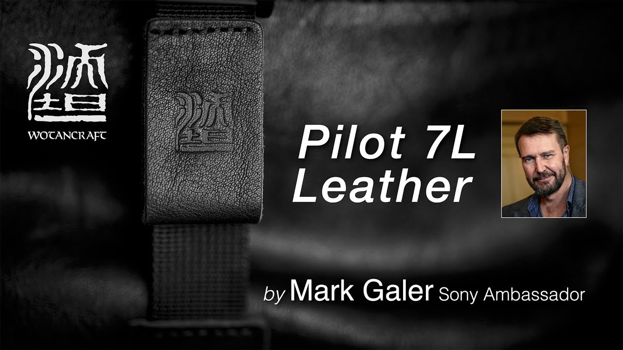 Wotancraft Pilot Leather Travel Camera Bag 7L