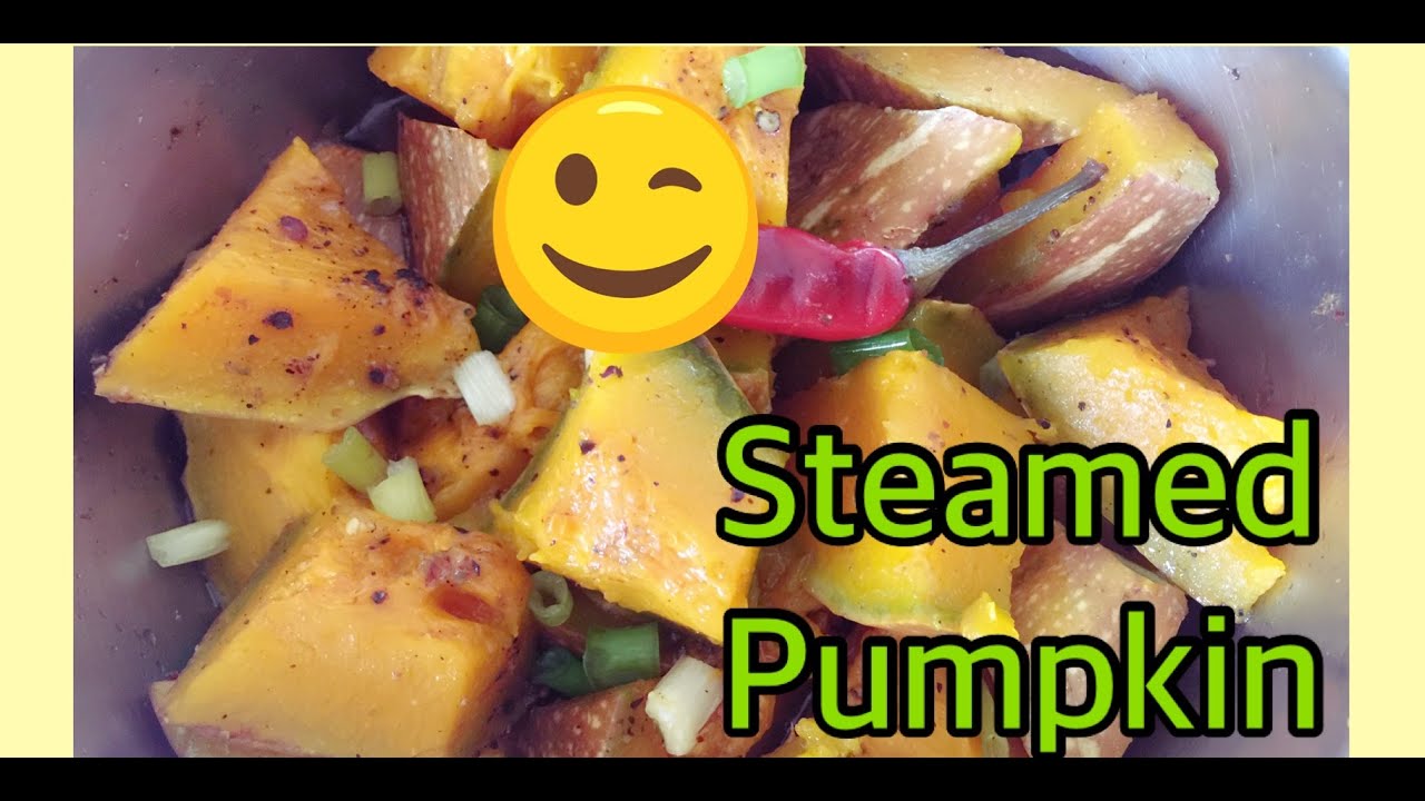 HEALTHY RECIPES STEAMED PUMPKIN O KALABASA//EASY TO COOK//GCOMS SIARGAO