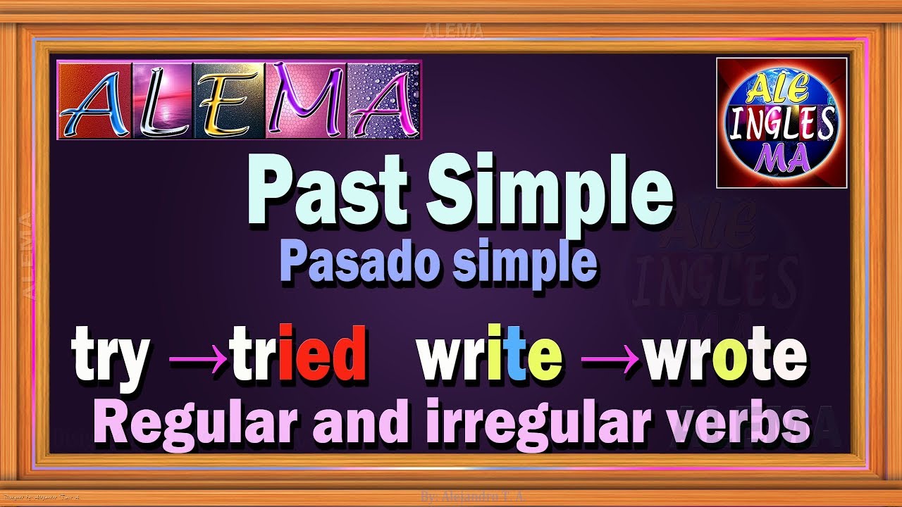 Pasado Simple En Ingles - Regular And Irregular Verbs &ndash; Reglas Lecci&oacute;n # 25