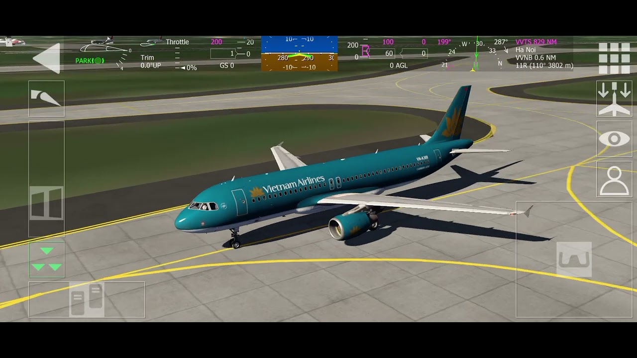 Phần 1: Airbus A320 Vietnam Airlines flight Hanoi to Ho Chi Minh City 