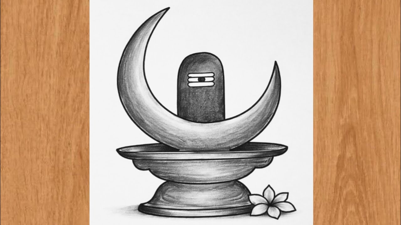 How to draw Shiva ji Drawing for Kids | Easy Shivling drawing l God drawing easy l Chitra l shivji 