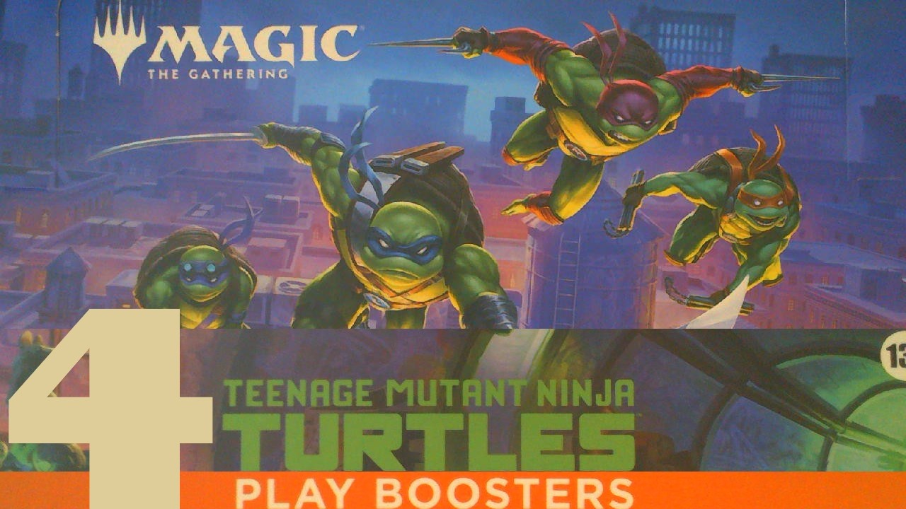 Играйте в бустер-бокс 4 - Черепашки-ниндзя [TMT] Magic the Gathering #mtgtmt