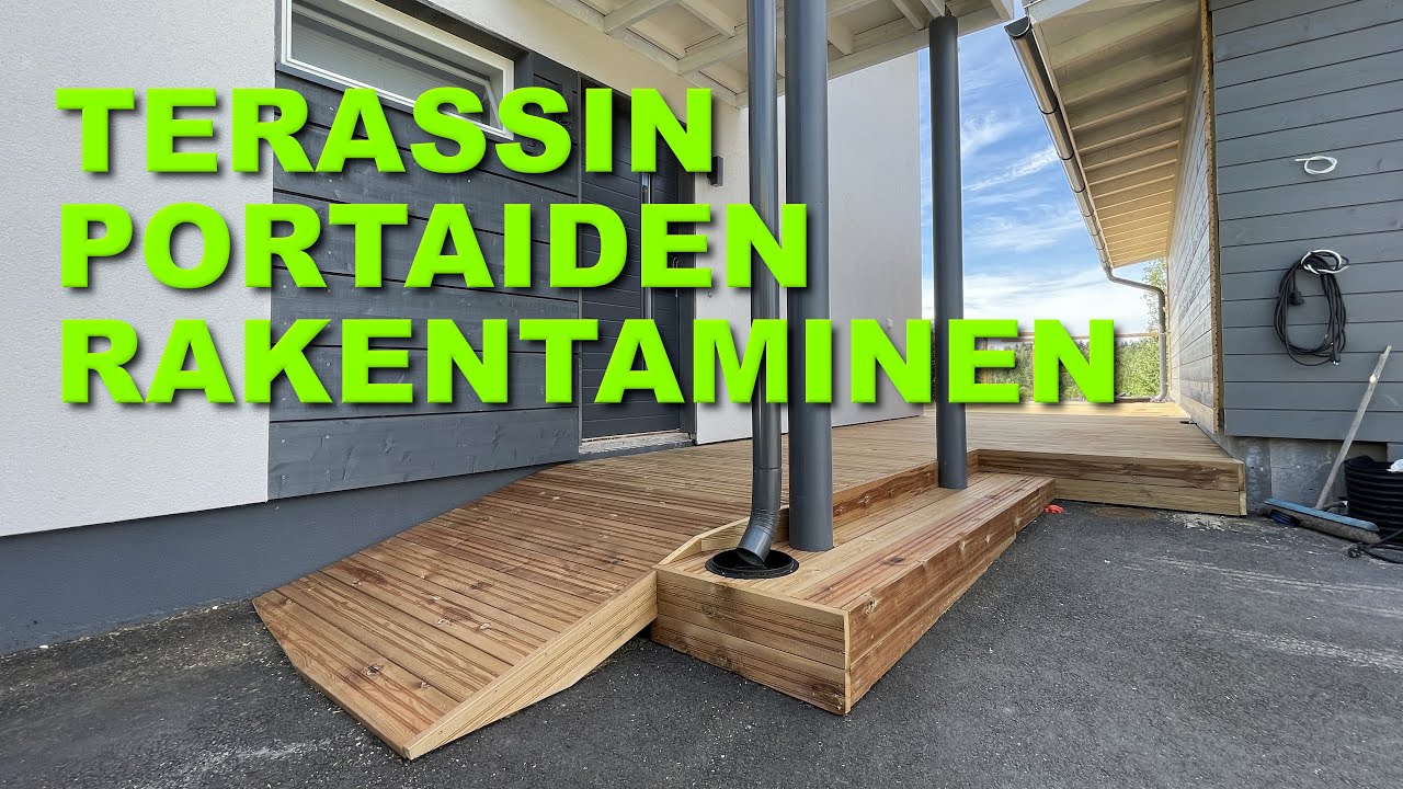 Terassin Portaiden Rakentaminen | Timpurilta Talo