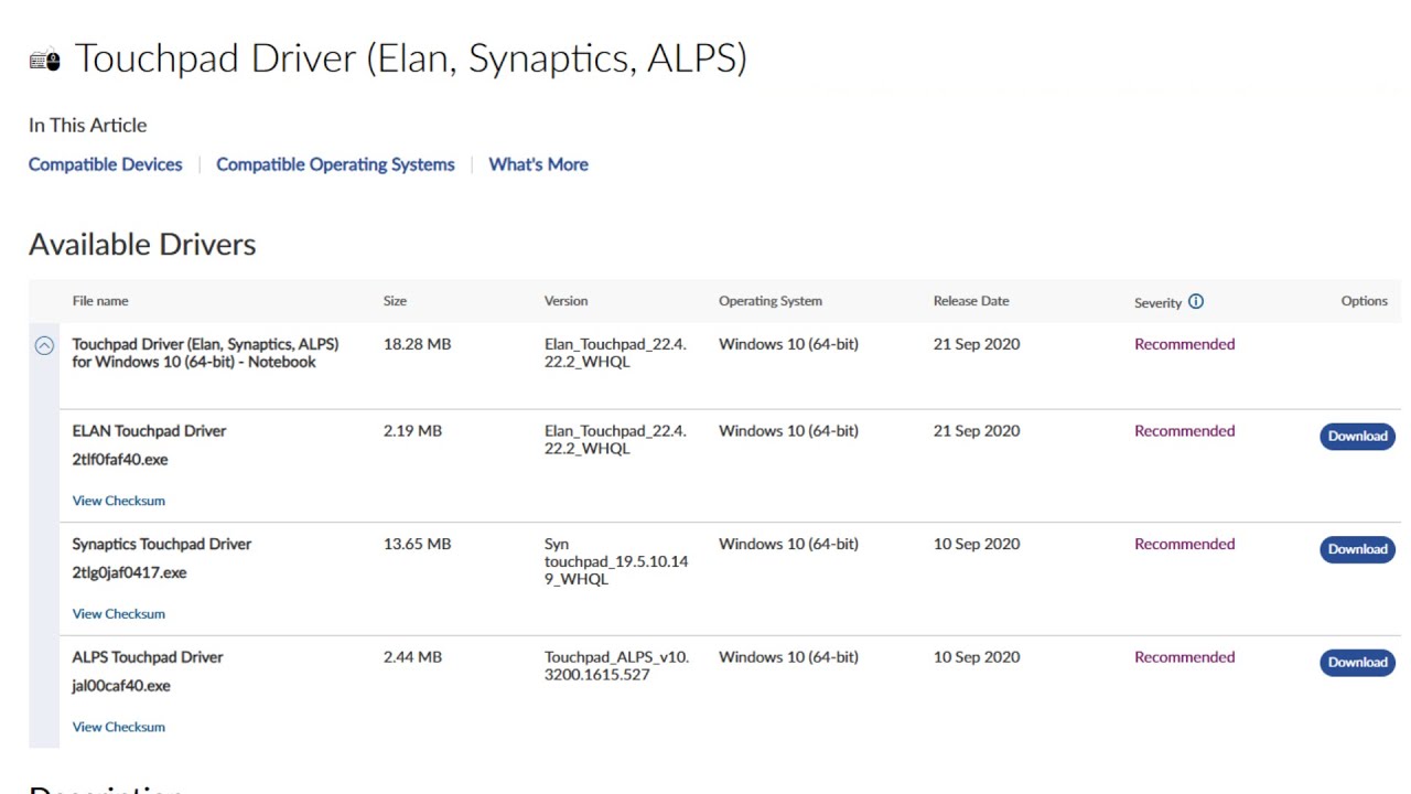 How To Install Elan Touchpad Drivers in Windows Laptop