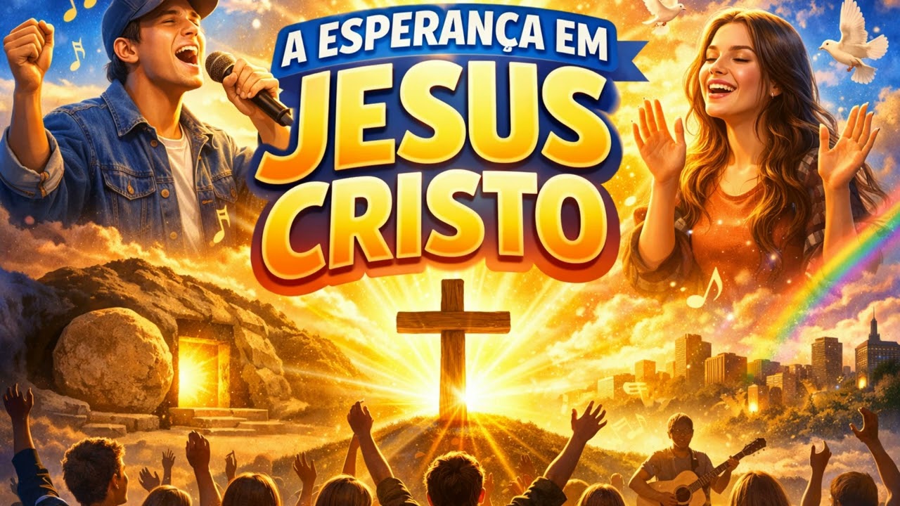 JESUS A NOSSA ESPERANÇA Esperança em Jesus Cristo | A Luz Que Nunca Se Apaga ✝️🔥