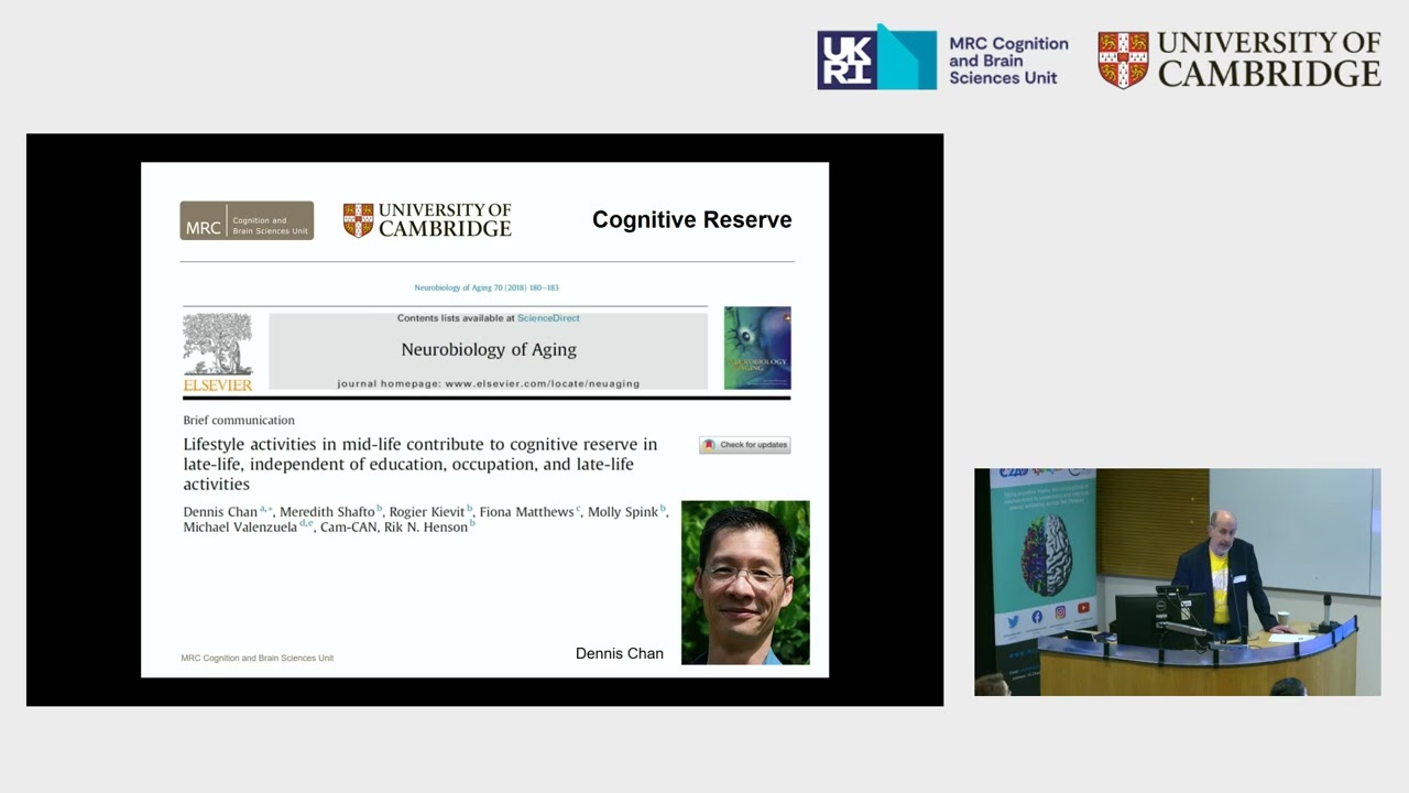 Why do some people remain cognitively able in old age? (Rik Henson)