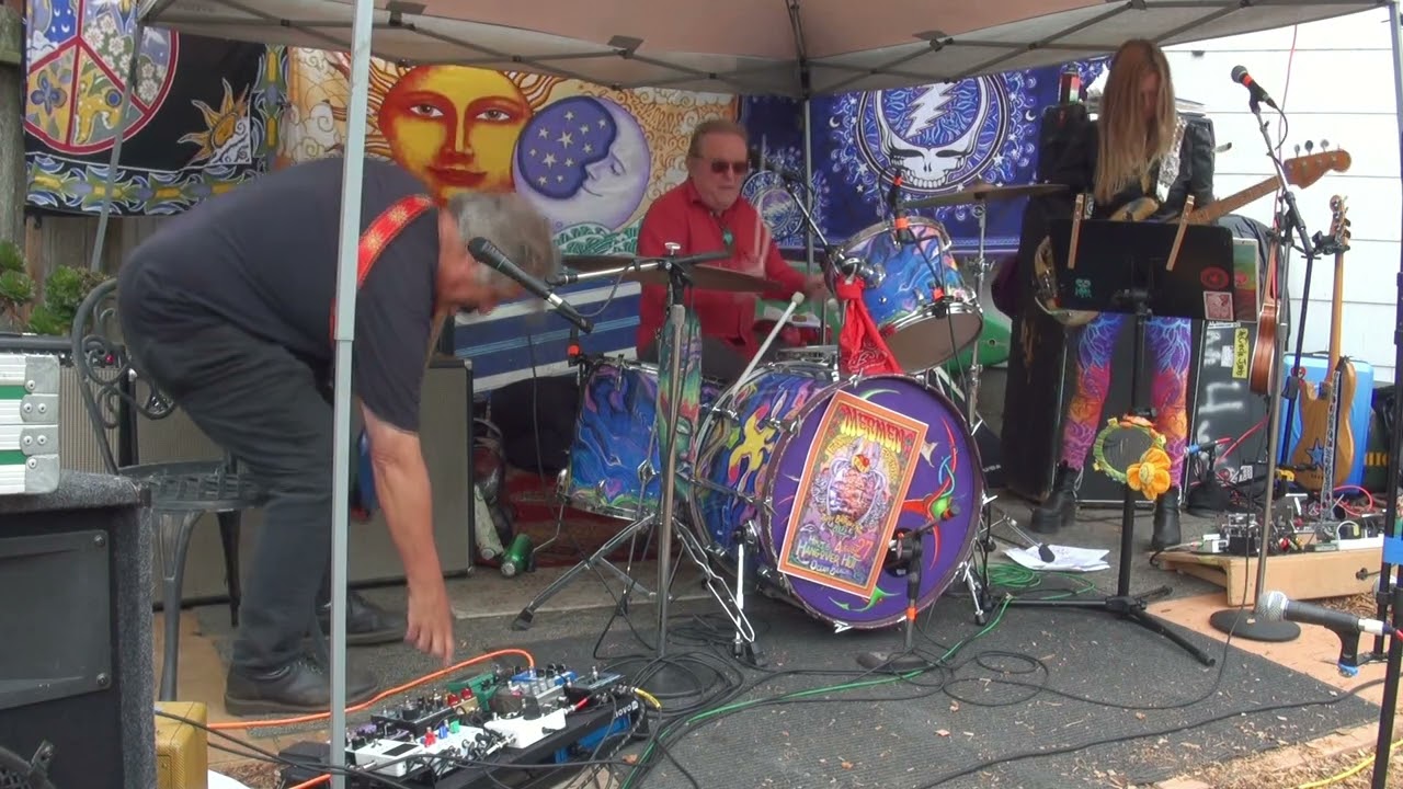 Mermen at Hangover Hut 8/27/2022 To Be Naked and French, COBRA, The Seeker Must Ride,Too Dark To Sea