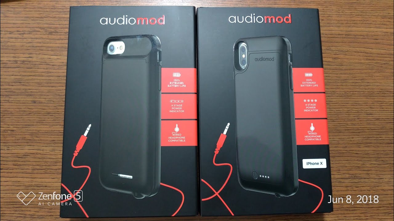 iPhone X & iPhone 8/7 Battery Case AudioMOD