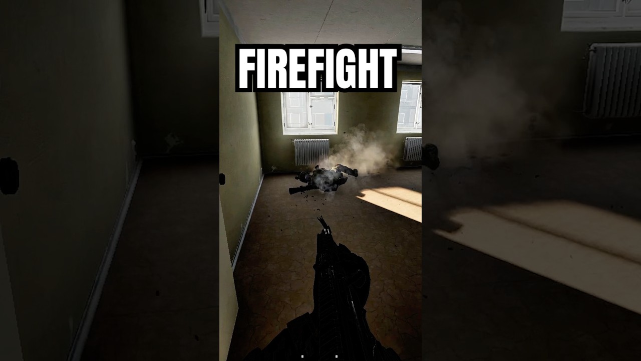 Неожиданная перестрелка в ARMA Reforger 👀 #armareforger #gaming #shorts