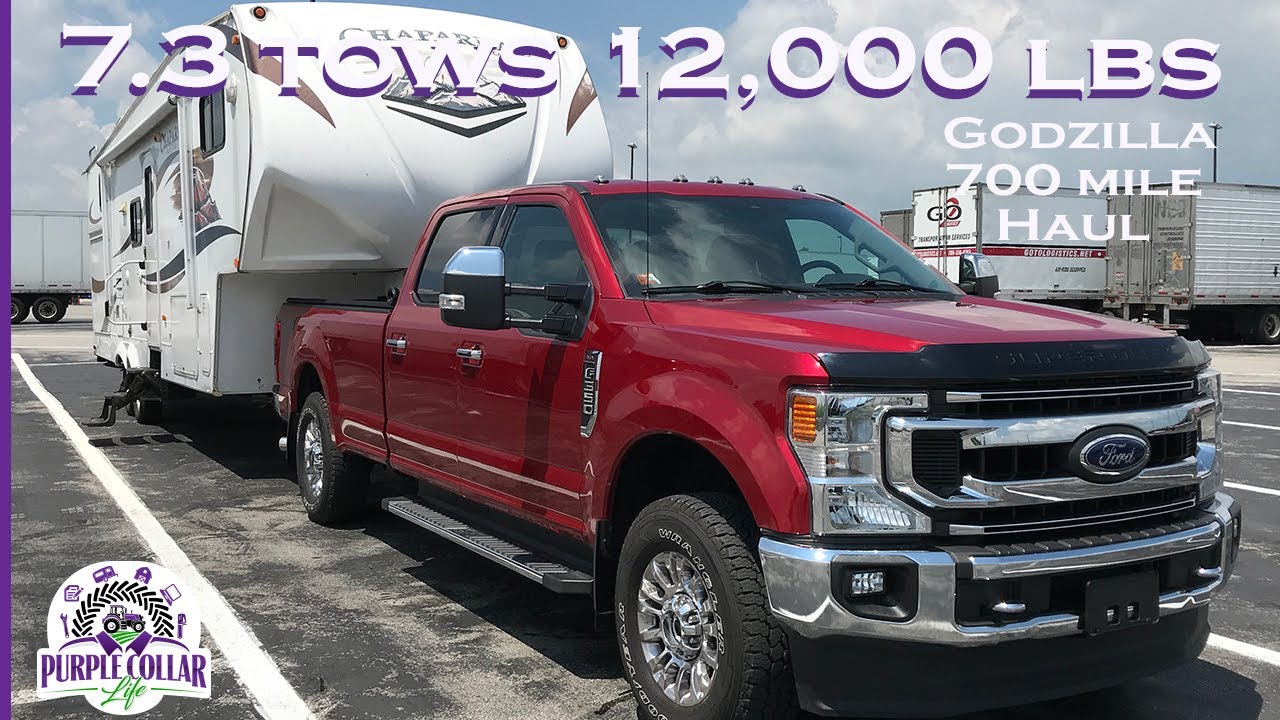 Ford Godzilla 7.3 tows 12,000 lbs over 700 miles