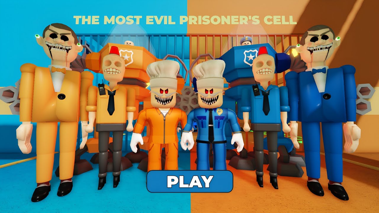 PRISONER VS POLICE PRISON RUN! (OBBY) ROBLOX