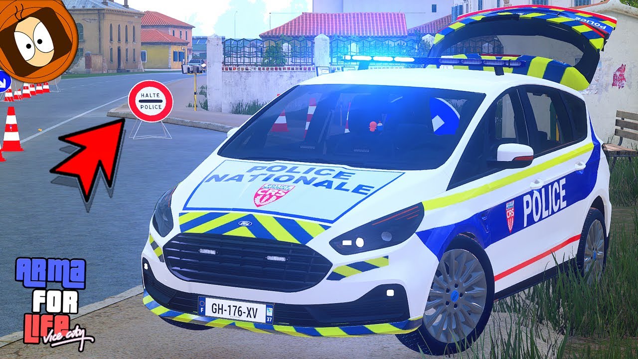 POLICE CRS RP : BARRAGES & CONTR&Ocirc;LES sur COSTA ! - ARMA FOR LIFE