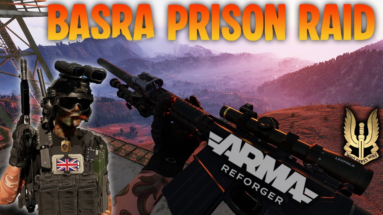 ARMA REFORGER | Побег из тюрьмы SAS в Басре | Никто не останется в стороне