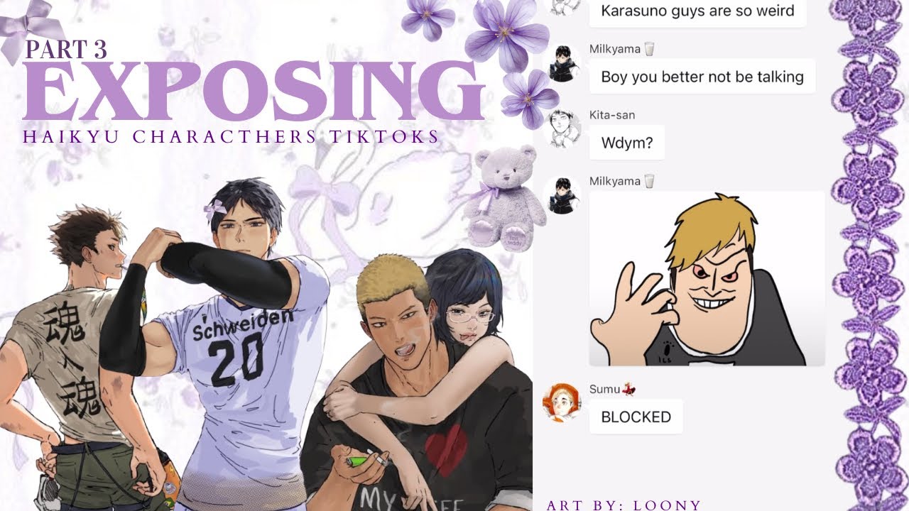 Part 3🫧| System Exposes Haikyuu Characters