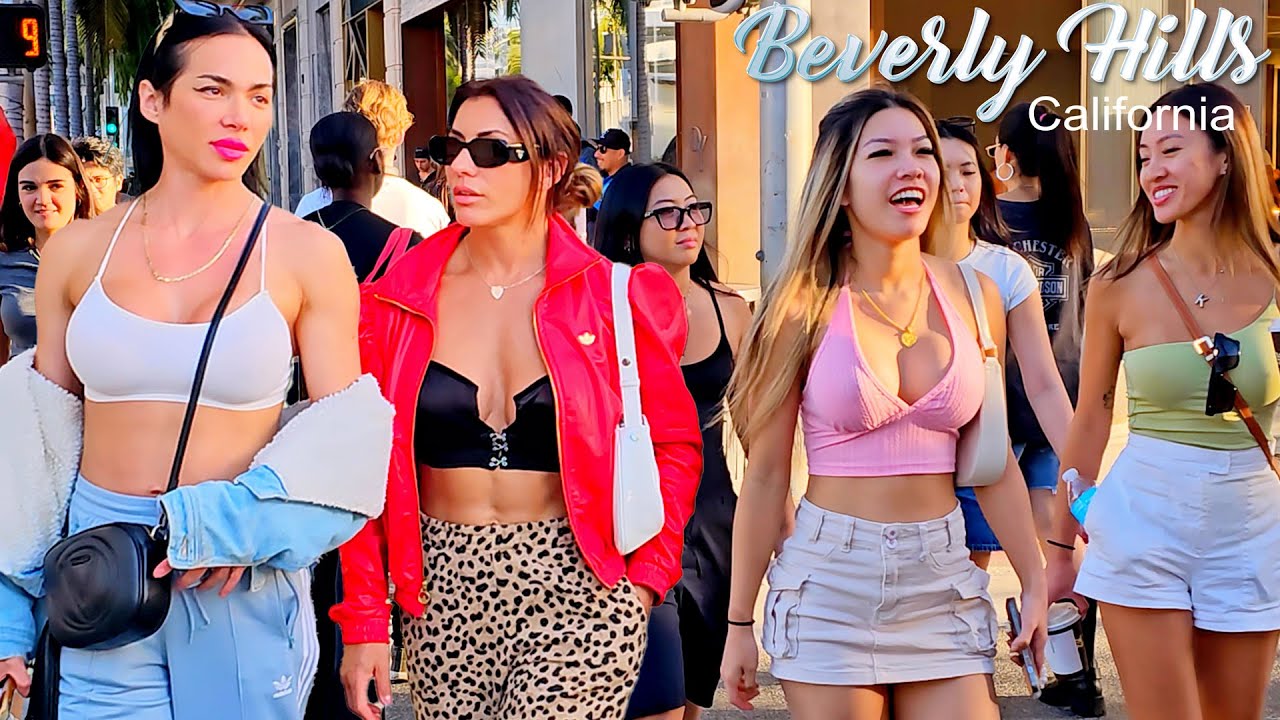 🔥 DON'T MISS! Luxury & Glamour: Rodeo Drive's Beautiful Women, Girls and Supercars | Beverly Hills