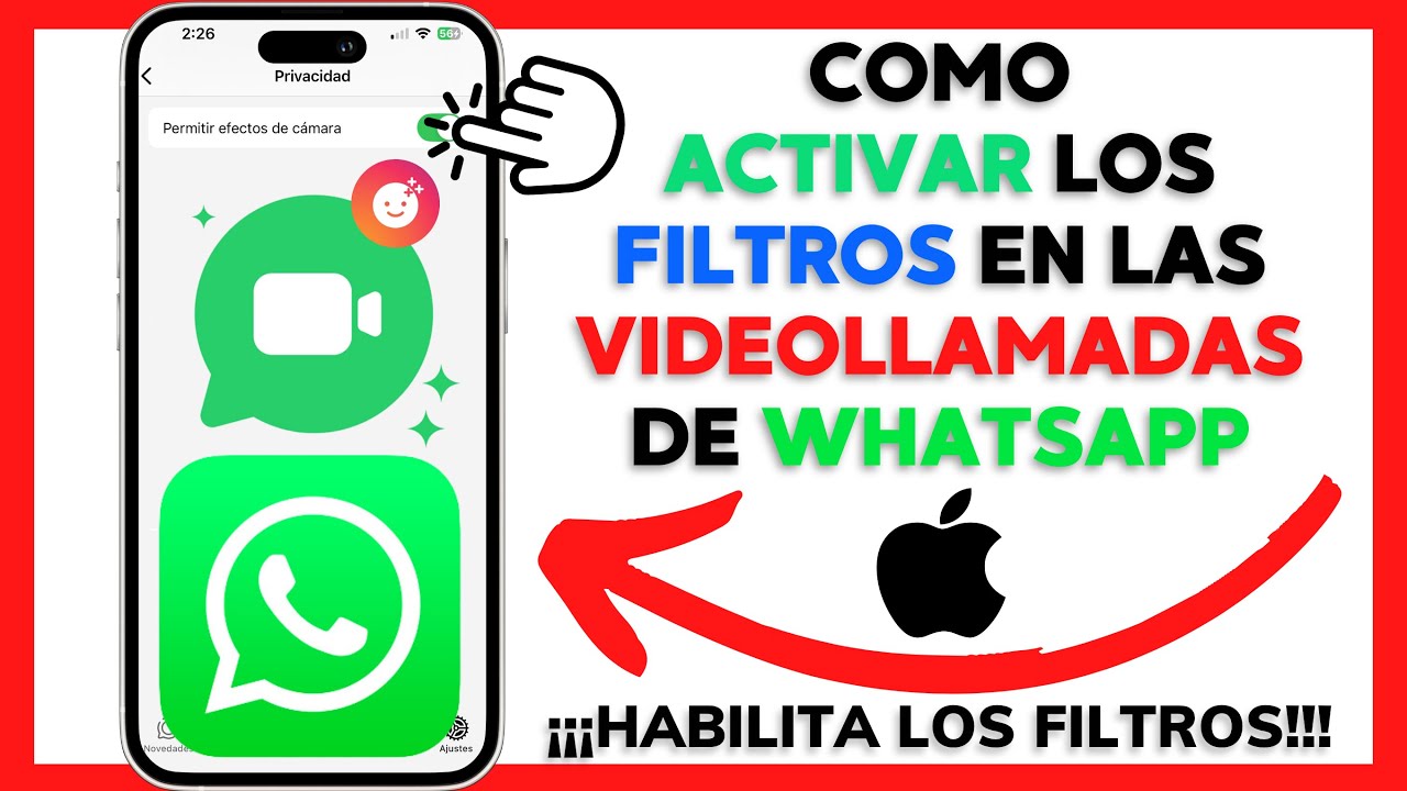 😱😉COMO ACTIVAR LOS FILTROS EN LAS VIDEOLLAMADAS DE WHATSAPP😊