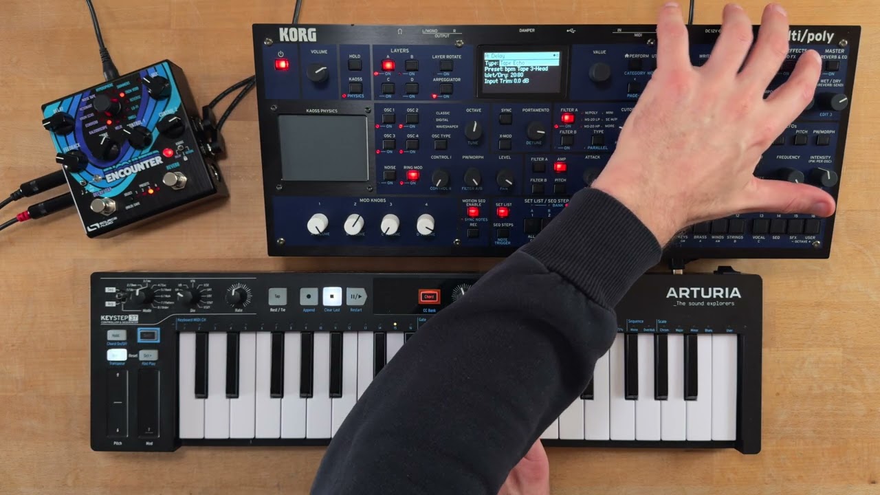Source Audio Encounter Ambient Delay / Reverb with Synths (no talking)
