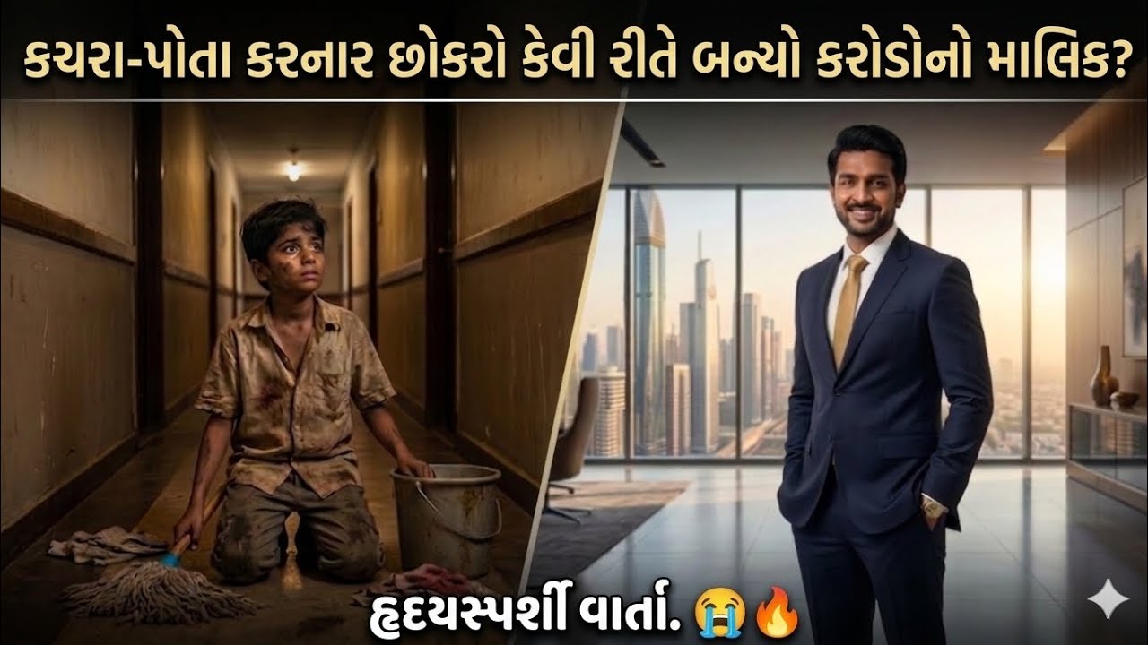 કચરા-પોતા કરનાર છોકરો કેવી રીતે બન્યો કરોડો નો માલિક? 🔥Motivantionl story gujarati