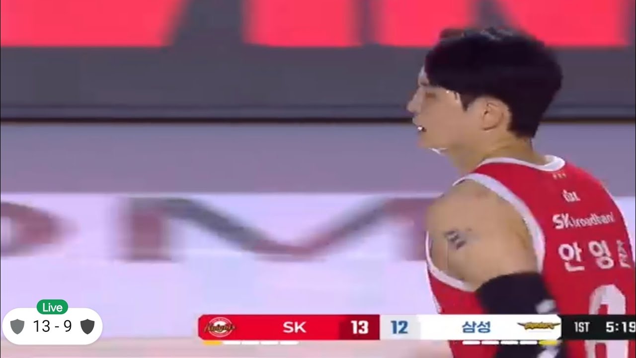 Jegs Certeza is live! Seoul sk knights Arvin tolentino v Seoul Samsung Thunders Justin Gutang