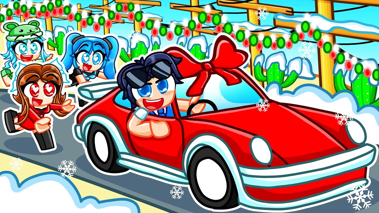 RIZZING GIRLS With The NEW RIBBON RACER CAR In Roblox A DUSTY TRIP!