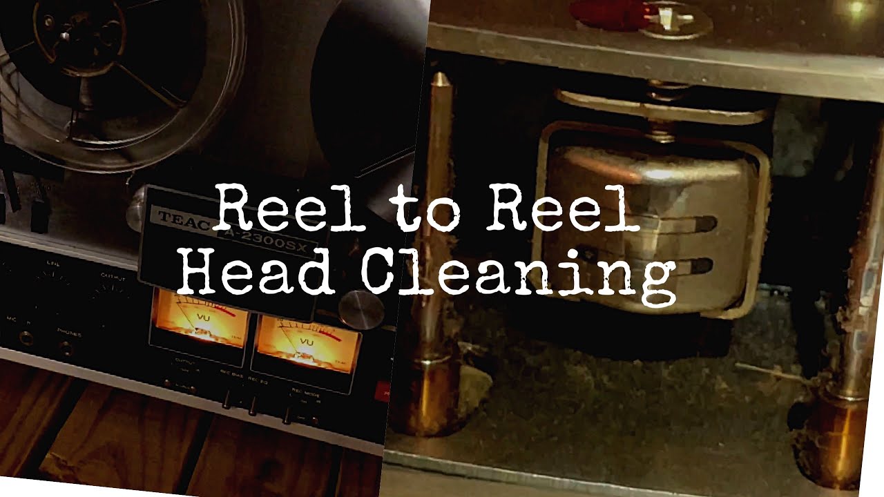 Teac A-2300SX Reel to Reel Tape Player Head Cleaning How to / DIY