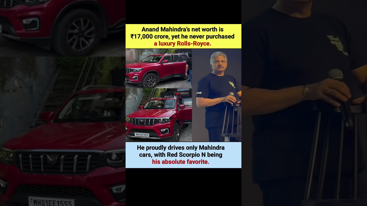 Anand Mahindra Chooses Mahindra Over Rolls-Royce! 🚗 #HumbleBillionaire
