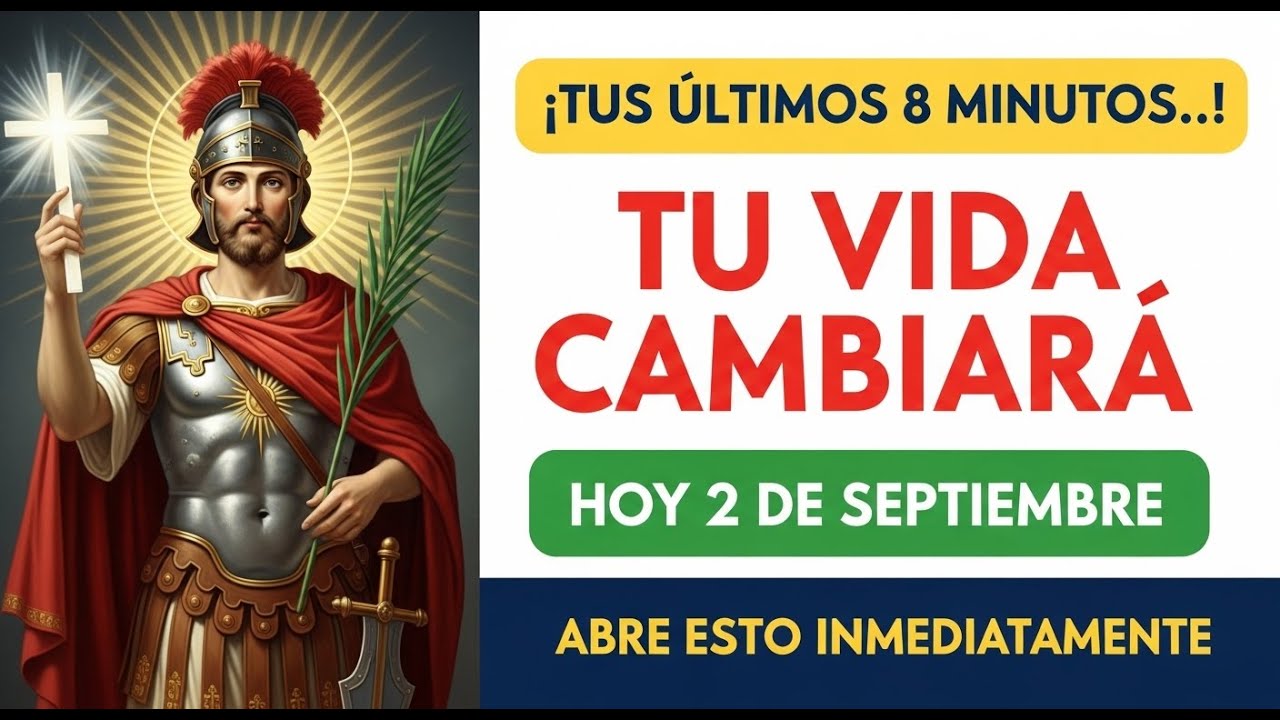 ORACIÓN PODEROSA A SAN EXPEDITO: EN SOLO 8 MINUTOS TU VIDA RECIBIRÁ UN MILAGRO