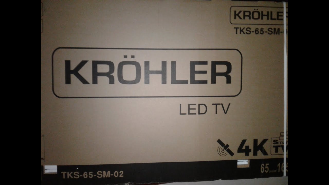 Télévision 65 POUCES 4K (KROHLER) PAS CHER