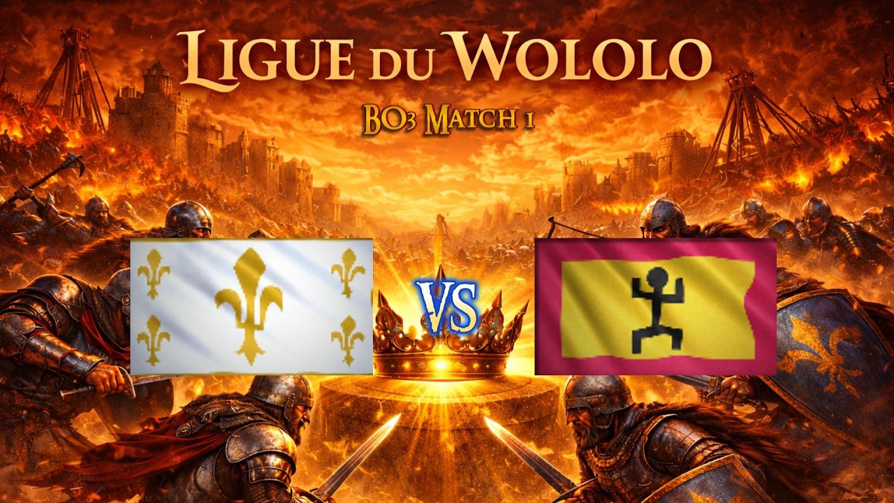 AOE4  - Jeanne d'Arc attaque les maliens qui tank  Match 1 Cast Tournoi LDW