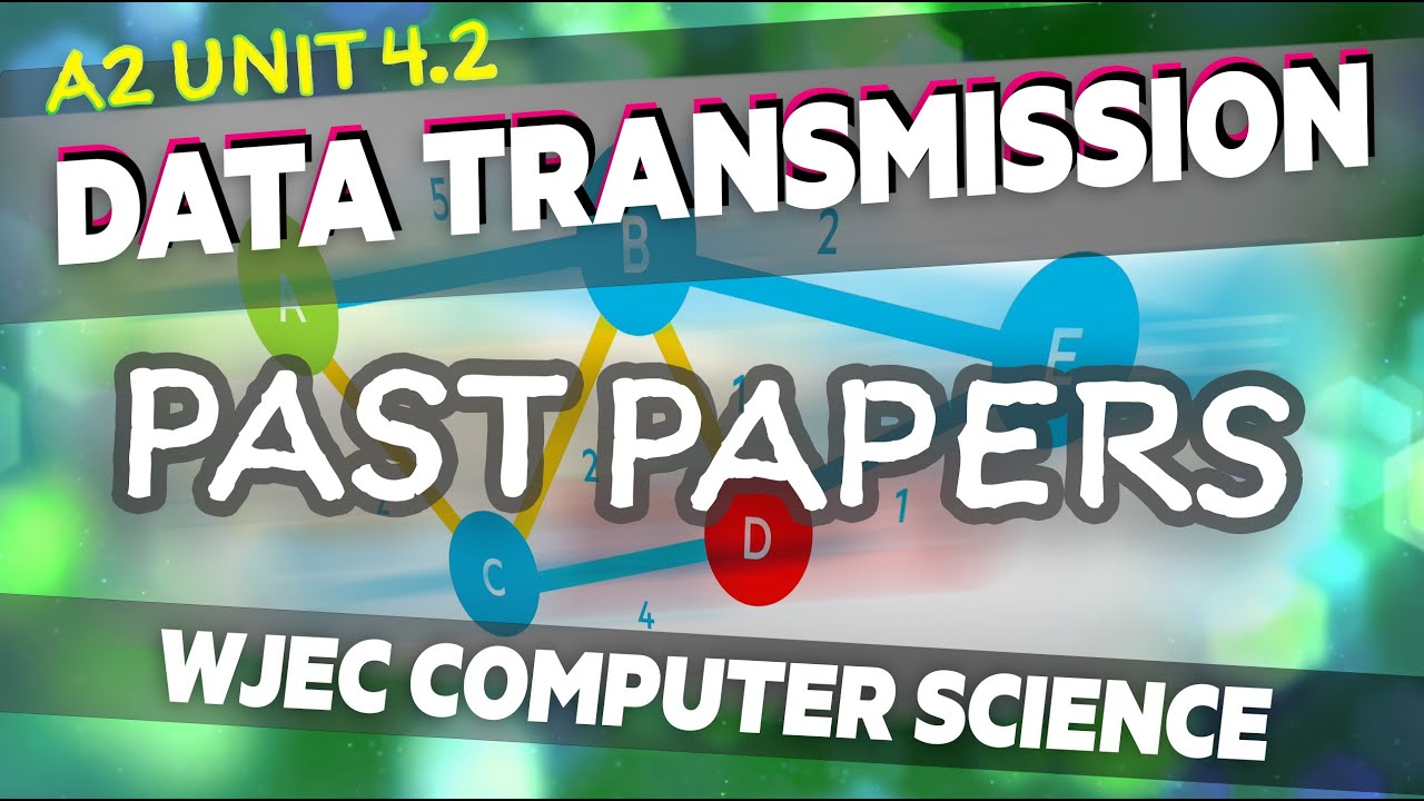 4.2 Data Transmission: Past Paper Questions | WJEC Computer Science A Level | A2 | Year 13