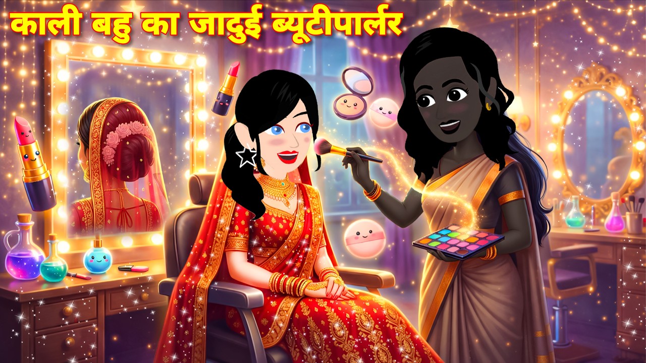 काली बहू का जादुई ब्यूटी पार्लर✨ | Magical beauty parlour | Hindi Kahaniya | Hindi cartoon story