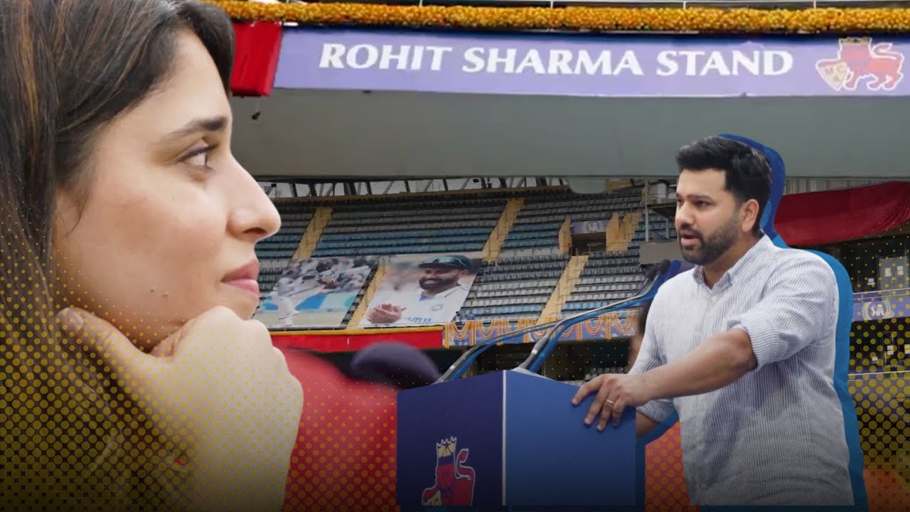 An Honour Like No Other: Rohit Sharma on Wankhede Stand Named After Him