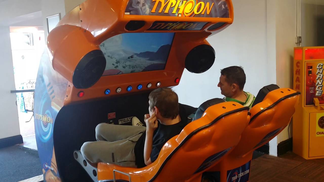 Typhoon 'Ravine Racer' Coin Operated Motion Simulator by Triotech.