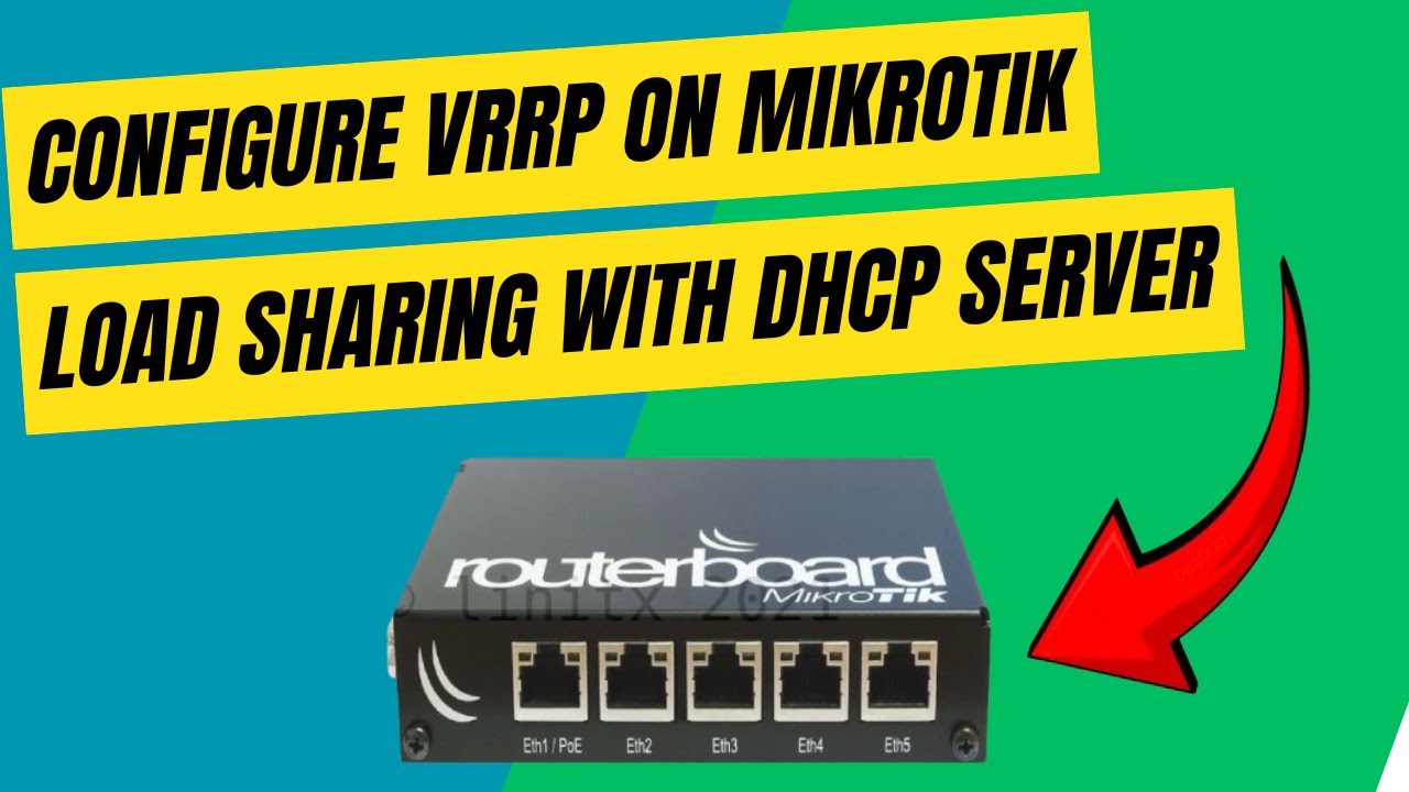 Configure VRRP on mikrotik load sharing with dhcp server