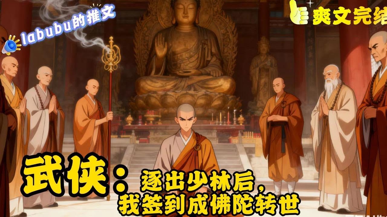 完结【综武】叶玄穿越武侠界因杀戒被逐少林，觉醒签到系统，开局获大佛果实成佛陀转世。段誉尊其高僧，师妃暄倾心，祝玉研愿破戒相投，当少林认亲时，他以 “大威天龙” 痛击秃驴，威震江湖。#综武#武侠#系统