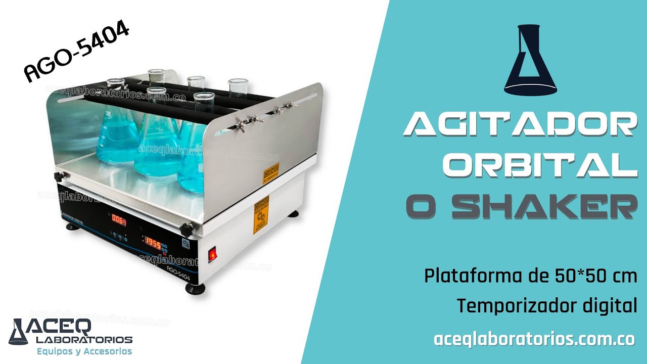 ▶️ Agitador Orbital  o Shaker