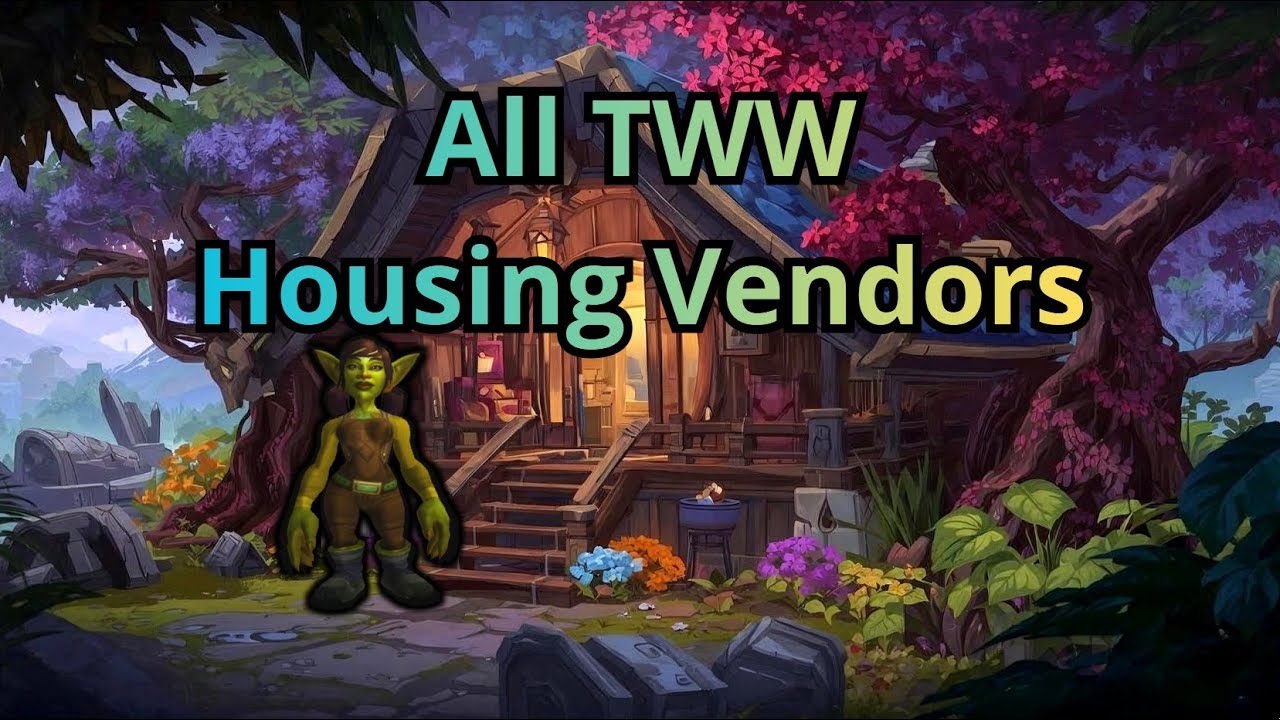 All TWW Housing Vendors (locations + what they sell)