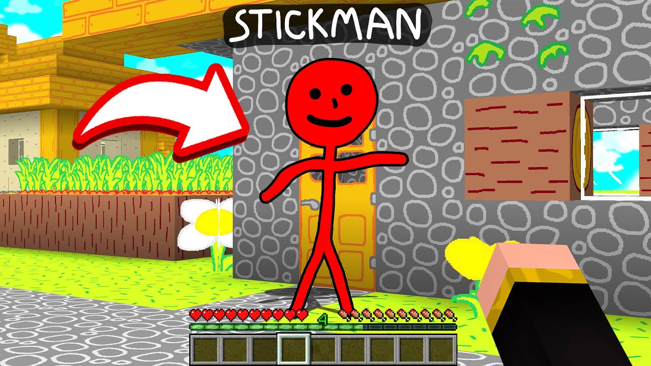 SONO ENTRATO NEL MONDO DEGLI STICKMAN! - MINECRAFT
