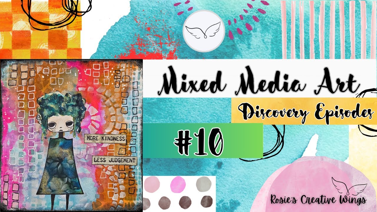 Mixed Media Art Discovery Episode 10   #mixedmediaart  #artjournaling