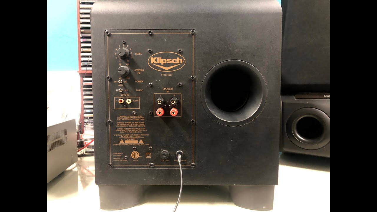 O Rei do Som - SubWoofer Klipsch KSW-10