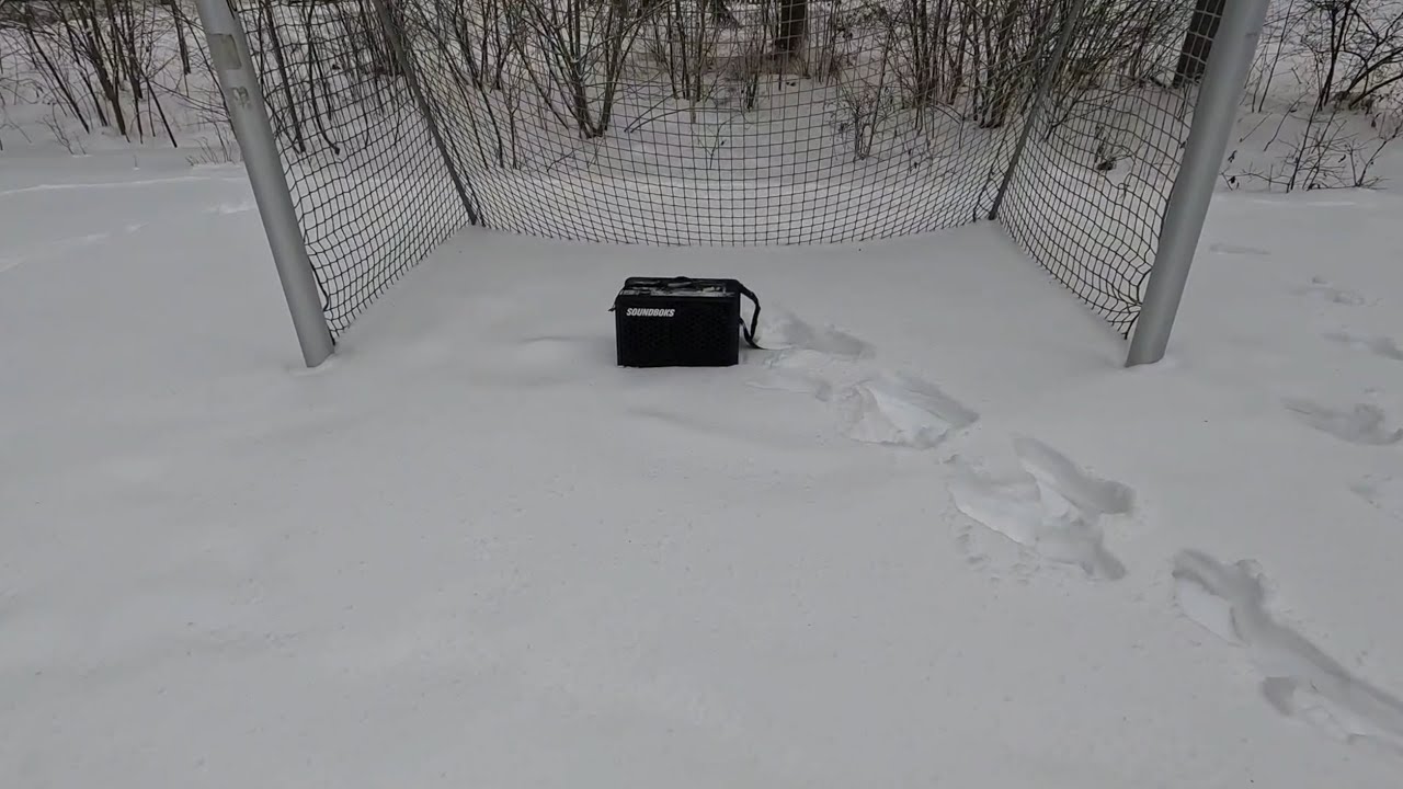 Soundboks Go - Loud Test In The Snow❄️🌨️🧊