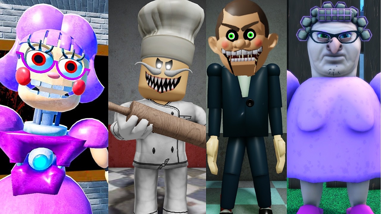 Roblox Escape All Jumpscares, Escape GRANDMA'S HOUSE, RUN FROM MR FUNNY OBBY, RUN FROM PAPA PIZZA
