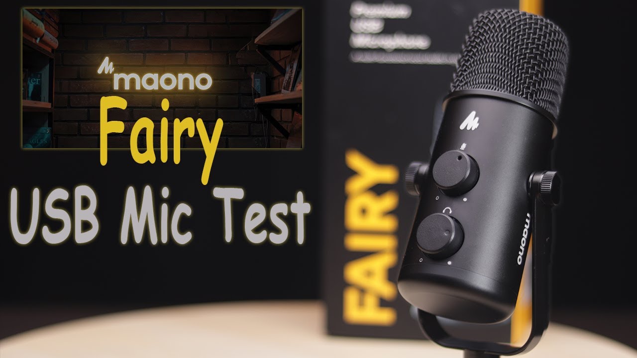 Maono Fairy (Au-903) USB CONDENSER MICROPHONE REVIEW AND SOUND TEST- A GOOD BUDGET OPTION???