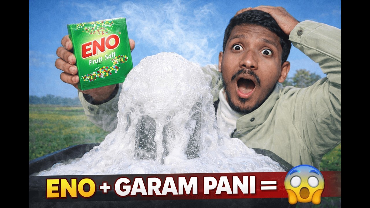 ​Garam Pani vs Eno - Kya Hoga? 😱 | Science Experiment by AJ Mastermind